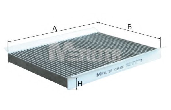 K 9035C MFILTER Heating / Ventilation Filter, interior air