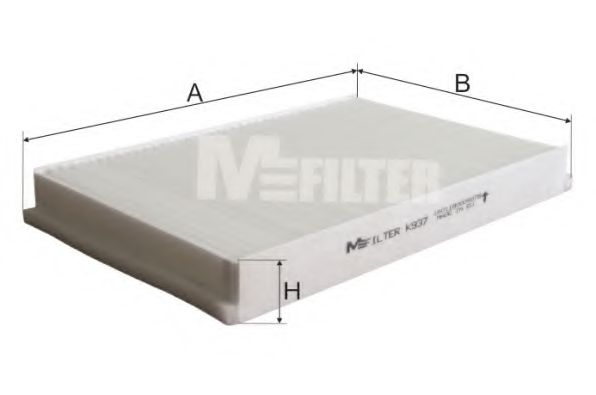 K 937 MFILTER Heating / Ventilation Filter, interior air