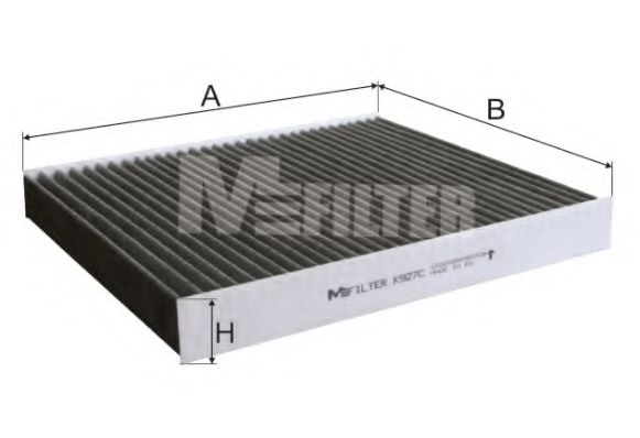 K 927C MFILTER Heating / Ventilation Filter, interior air