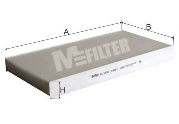K 981 MFILTER Heating / Ventilation Filter, interior air