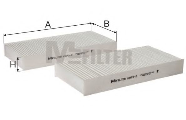 K 973-2 MFILTER Heating / Ventilation Filter, interior air