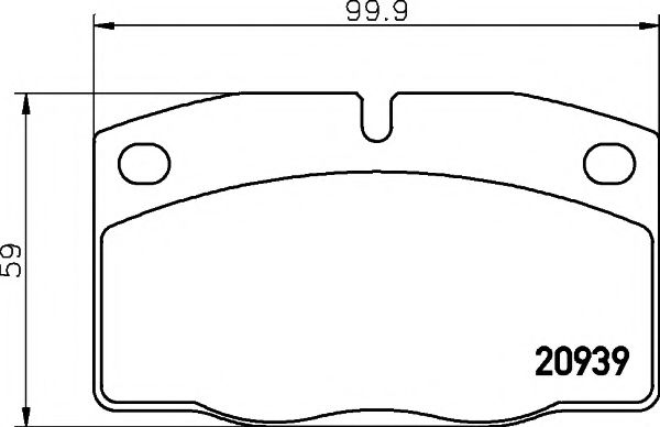8DB 355 007-251 HELLA+PAGID Brake System Brake Pad Set, disc brake
