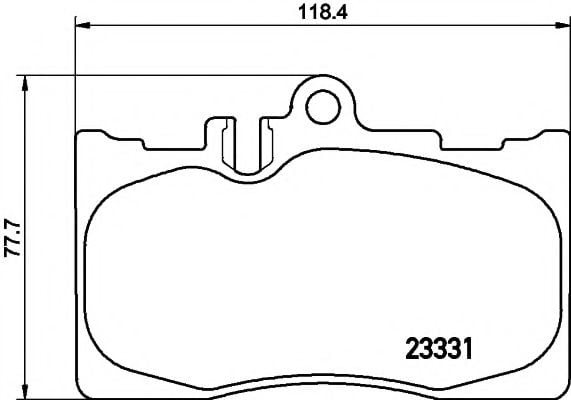 8DB 355 009-861 HELLA+PAGID Brake System Brake Pad Set, disc brake