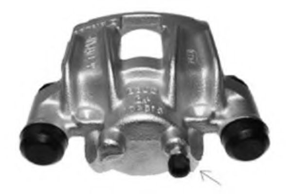 8AC 355 386-661 HELLA+PAGID Brake System Brake Caliper