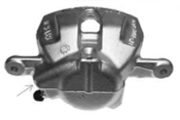 8AC 355 393-231 HELLA+PAGID Brake System Brake Caliper