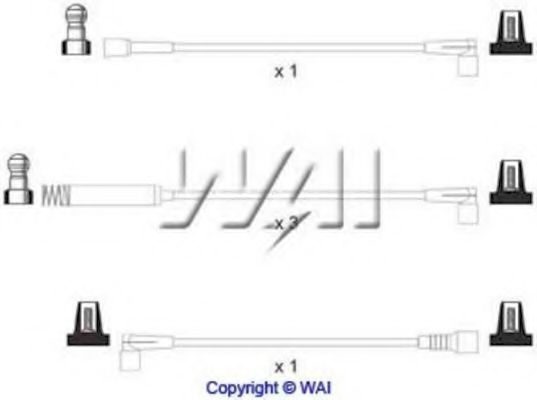 ISL032 WAIGLOBAL Ignition System Ignition Cable Kit