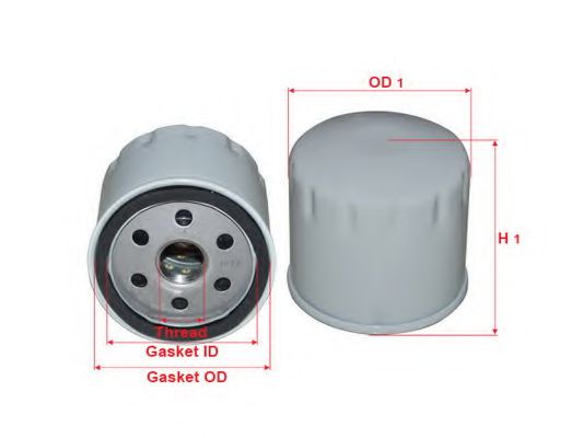 C-18640 SAKURA+AUTOMOTIVE Lubrication Oil Filter