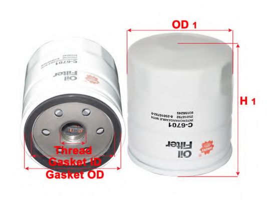 TJ Filters QFL0137 Oil Filter 