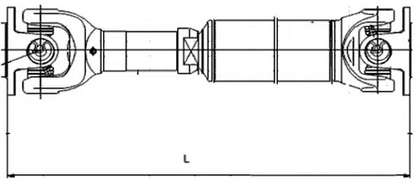 D-10085-00 SPICER Карданный вал, главная передача