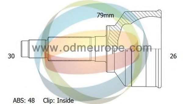 12-141456 ODM-MULTIPARTS Joint Kit, drive shaft