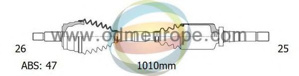 18-222181 ODM-MULTIPARTS Antriebswelle