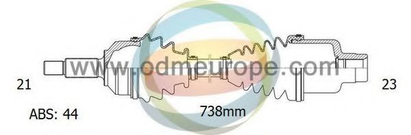 18-292021 ODM-MULTIPARTS Antriebswelle