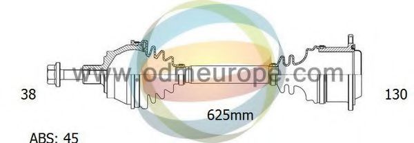 18-211731 ODM-MULTIPARTS Antriebswelle