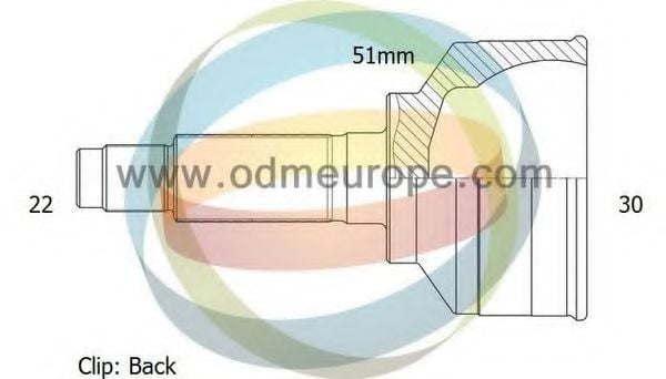 12211310 ODM-MULTIPARTS Joint Kit, drive shaft