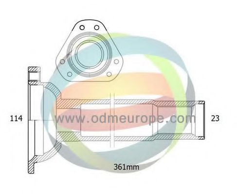 16-210100 ODM-MULTIPARTS Steckwelle, Differential