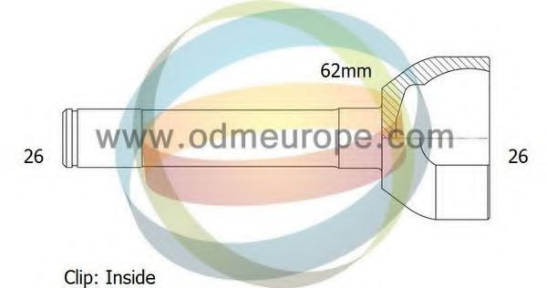 12-310569 ODM-MULTIPARTS Joint Kit, drive shaft