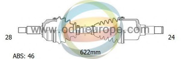 18-121071 ODM-MULTIPARTS Antriebswelle