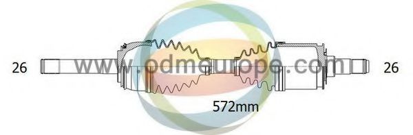 18-122030 ODM-MULTIPARTS Antriebswelle