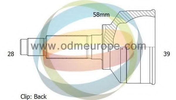 12161459 ODM-MULTIPARTS Joint Kit, drive shaft