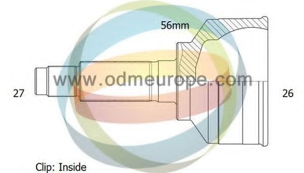 12-011495 ODM-MULTIPARTS Wheel Suspension Shaft Seal, wheel hub