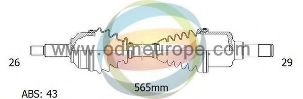 18-271321 ODM-MULTIPARTS Antriebswelle