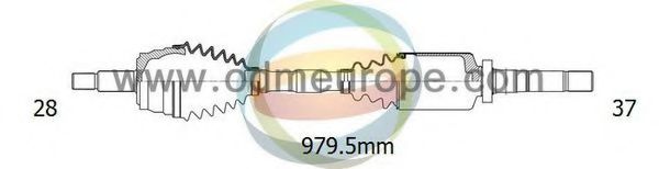 18-162580 ODM-MULTIPARTS Drive Shaft