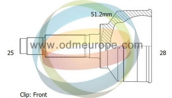 12-351951 ODM-MULTIPARTS Joint Kit, drive shaft