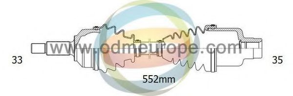 18-001200 ODM-MULTIPARTS  Gasket / Seal