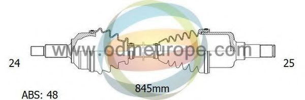 18-082831 ODM-MULTIPARTS Antriebswelle