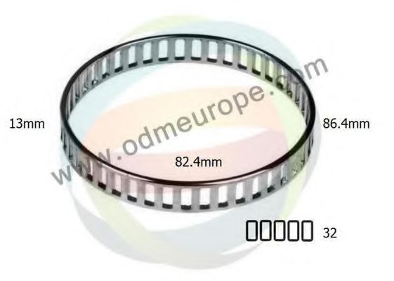26-030001 ODM-MULTIPARTS Brake System Sensor Ring, ABS