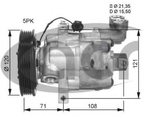 134528R ACR Air Conditioning Compressor, air conditioning