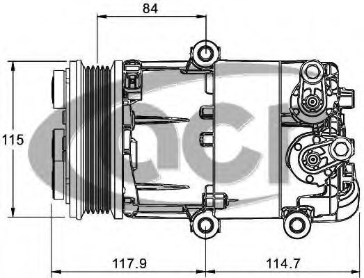 135144 ACR Rotor, alternator