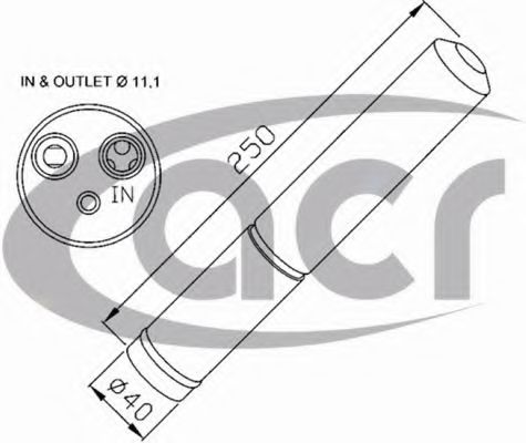 170360 ACR Cable, parking brake