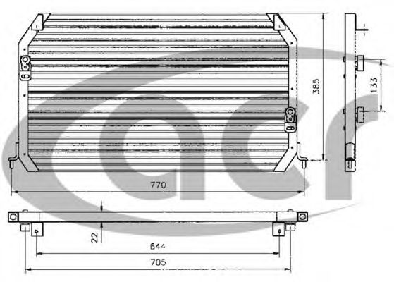 300071 ACR Condenser, air conditioning