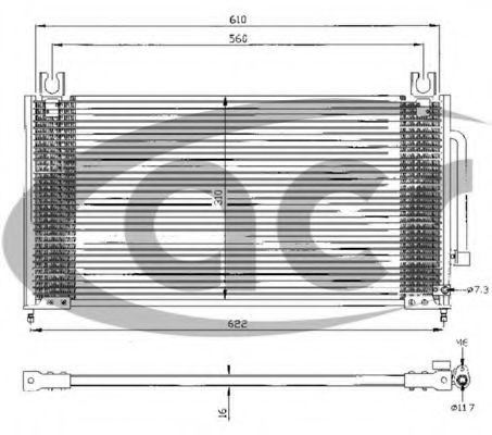 300319 ACR Condenser, air conditioning