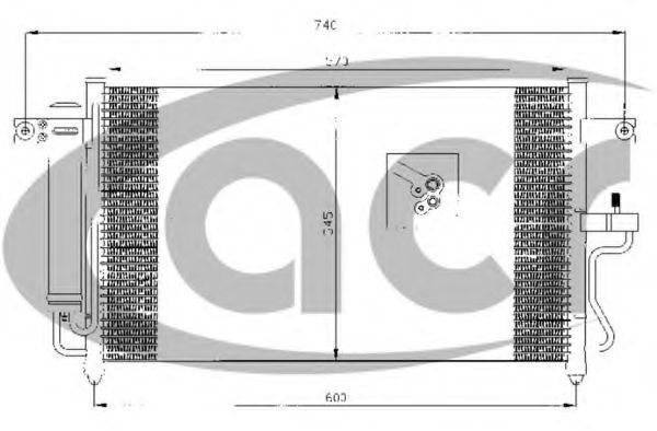 300474 ACR Thermostat, coolant