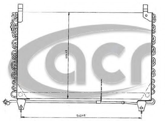 300564 ACR Gasket, exhaust pipe