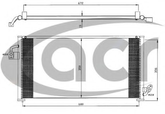300570 ACR Air Conditioning Condenser, air conditioning