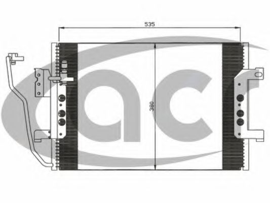 300584 ACR Тормозная система Комплект тормозных колодок, дисковый тормоз