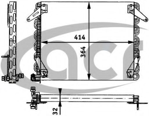300596 ACR Brake Pad Set, disc brake