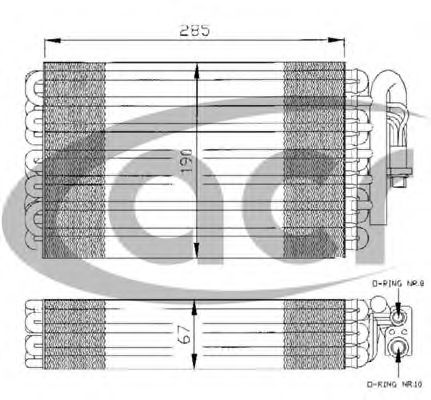 310013 ACR Cooling System Radiator, engine cooling