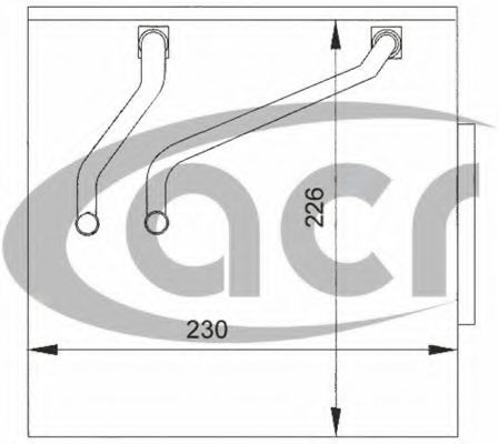310033 ACR Cooling System Radiator, engine cooling