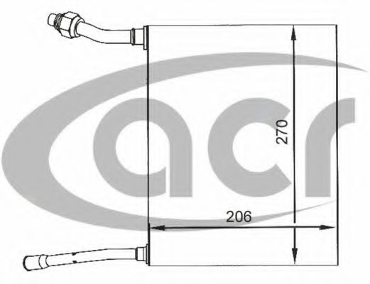 310036 ACR Cooling System Radiator, engine cooling