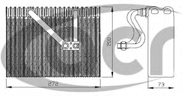 310145 ACR Evaporator, air conditioning