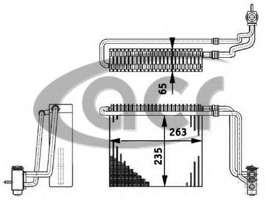 310181 ACR Crankcase O-Ring, cylinder sleeve
