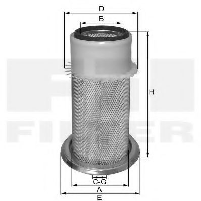 HP 4625 K FIL+FILTER Air Supply Air Filter