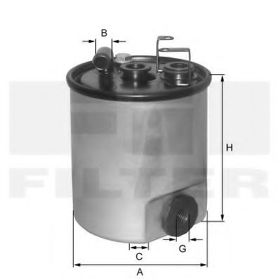 ZP 8081 FMBM FIL+FILTER Fuel Supply System Fuel filter