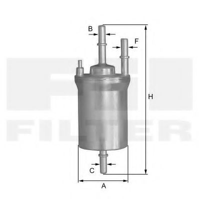 ZP 8100 FL FIL+FILTER Fuel Supply System Fuel filter
