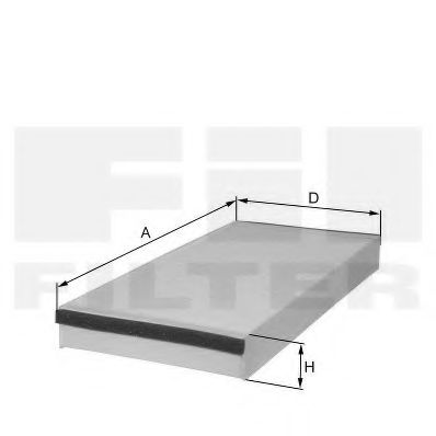 HC 7120 FIL+FILTER Heating / Ventilation Filter, interior air