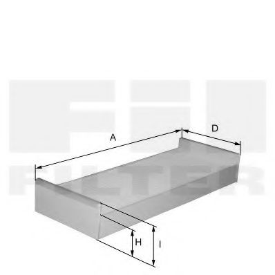 HCK 7086 FIL+FILTER Heating / Ventilation Filter, interior air